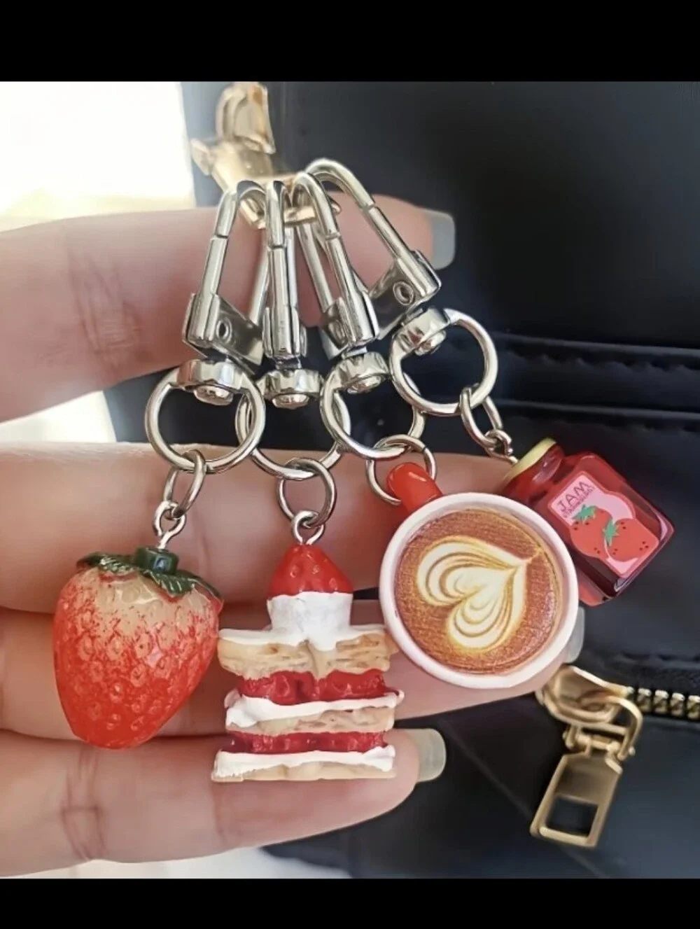 Adorable Bag Small Charm/ Keychain NEW. 4 Choices: Price For 1 Charm